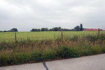 Looking from Jeffrey Trench north-west to 2nd Bedfords' positions on 23-28 July 1917